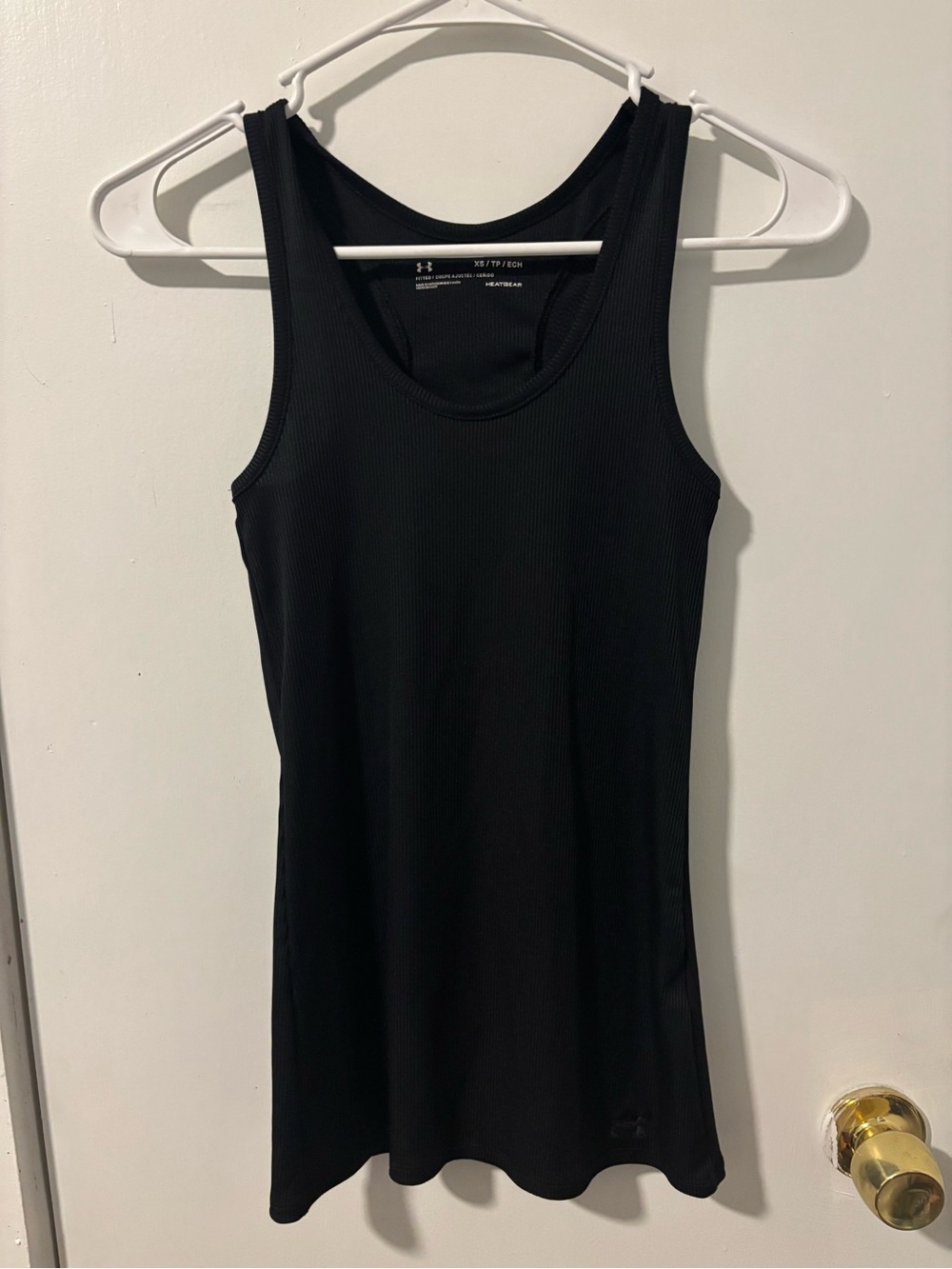 Under Armour Women's Black Ribbed Tank Top